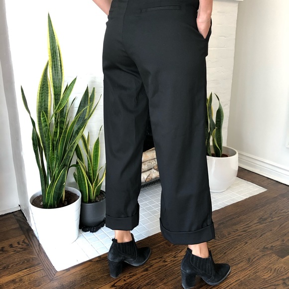 Zara Wide Leg Cropped Pant - Picture 2 of 4